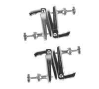 GLSTOY Afinadores Finos Para Violín 4 Piezas Ajuste Preciso Para Cuerdas De Violín 4/4 y 3/4 Color Blanco Clásico Accesorios Confiables Para Músicos y