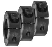 GLSTOY Anillo de Sujeción de Acero Inoxidable para Silla de Oficina, Collarín Antideslizante Ajustable para Evitar Hundimiento, Kit de Reparación de 3 Piezas para Soporte de Cilindro