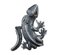 GLSTOY Anillo Vintage de Reptil Ojos Rojos, Diseño Gótico para Hombre y Mujer, Anillo Envolvente Retro de Metal Ajustable, Accesorio Único para Fiesta y Disfraz