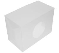 GLSTOY Caja de Rifa Multifuncional de Pp Blanco, Cuadrada y Resistente, Urna Electoral Adecuado para Ocasiones Obsequios y Actividades de Oficina
