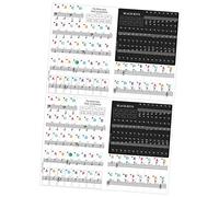 GLSTOY Calcomanías Para Teclados De Piano Pegatinas Autoadhesivas 2 Kits Para Principiantes 88/61/54/49 Teclas