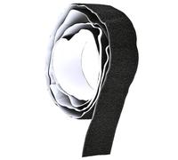 GLSTOY Cinta de Gancho y Bucle Adhesiva para Pedal de Guitarra Tiras Dobles Resistentes para Soporte de Efectos Fácil Corte y Fijación Segura Pedal Board Negra