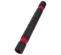 GLSTOY Conector de Mancuernas de Acero Rojo 40 CM, Barra de Extensión para Entrenamiento en Casa, Accesorio para Brazos, Hombros y Piernas