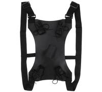 GLSTOY Correa para Espada Medieval de Cuero, Doble Bandolera Ajustable para Cosplay, Mochila para 2 Espadas, Accesorio Unisex para Disfraces y Espectáculos Teatrales