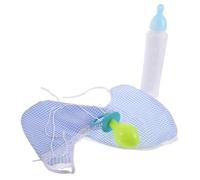 GLSTOY Disfraz Jumbo Niña para Adultos Con Sombrero y Babero Oversize Prop de Chupete Gigante para Fiesta de Carnaval Halloween Navidad