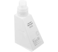 GLSTOY Dispensador de Detergente Líquido de 800ml Blanco, Botella de Plástico Segura y Portátil para Ropa, Diseño Simple Medidor para Uso Doméstico