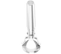 GLSTOY Entrenador de Embocadura de Trompeta Pequeño, Dispositivo de Práctica Labial para Trompeta, Herramienta de Aprendizaje Plateada para Estudiantes y Músicos Intermedios, Accesorio