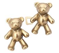 GLSTOY Extensor Ajustable de Hebilla de Cintura Botón de Oso para Pantalones y Shorts de Aleación, Accesorio Fácil de Usar para Ajustar Jeans