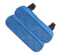 GLSTOY Fundas Ergonómicas y Oficina 2 Cojines para Apoyabrazos de Silla de Ruedas de Poliéster Algodón PP, Fáciles de Instalar y Desmontar