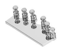 GLSTOY Guitar Bridge Ferrule Plate Metálico Para Guitarras Eléctricas Sistema Cuerdas Mejora El Sonido Sostenibilidad Del Instrumento