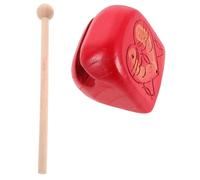 GLSTOY Instrumento de Madera para Pez Bloque de Templo Kit Musical de Percusión con Forma de Pez para Expresión Musical Diversas Escenas