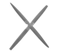 GLSTOY Limas de Cera de Acero Inoxidable de Doble Punta (plano y Puntiagudo) 2 Piezas, Herramienta para Esculpir y Modelar Cera, Tallado Manualidades y Joyería, Kit para Talla de Metal