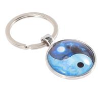 GLSTOY Llavero Colgante Tai Chi Yin Yang de Resina Diseño Dual, Adorno para Llaves y Mochila, Accesorio Decorativo Versátil para Adultos, Obsequio Carnaval Escolar