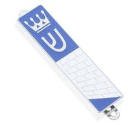 GLSTOY Mezuzá de Metal Pergamino Kosher 94x20mm para Puerta Judía Decoración Hogar Tradicional Adornos Judíos Obsequio Familia Espacio Sagrado