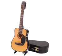 GLSTOY Mini Guitarra Decorativa Modelo Realista de Adorno Musical para Hogar Ayuda Didáctica y Regalo de Cumpleaños