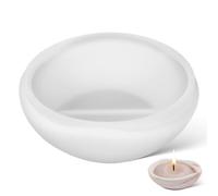 GLSTOY Molde de Silicona Creativo para Portavelas de Resina Epoxi Forma Irregular, Mini Cuenco Flexible y Reutilizable para Manualidades Diy, Molde para Hacer Velas y Porta Joyas