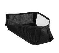 GLSTOY Organizador De Cochecitos De Bebé Bolsa De Almacenamiento Titulares Pañal Bolsa Desmontable Compartimiento Abajo Cesta Bolso De Cochecito Tela Oxford Negro