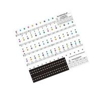GLSTOY Pegatinas Transparentes Para Teclado Electrónico De Piano 1 Set De Calcomanías Musicales De Escala Para Teclados De 49/54/61/88 Teclas Ideal Para Aprender úsica
