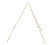 GLSTOY Postes de Madera Redonda para Tienda Campaña Infantil, Soporte Triangular Reforzado para Carpa de Juegos, Piezas de Repuesto Seguras para Varilla de Soporte Tipi , Accesorios