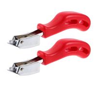 GLSTOY Quitagrapas Manual de 2 Piezas para Oficina y Tapicería, Diseño Ergonómico Palanca para Uso Cómodo en Marcos de Fotos y Alfombras, Material Pp y Aleación de Aluminio