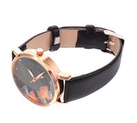 GLSTOY Reloj De Pulsera para Mujer Correa De Cuero PU Diseño Elegante y Clásico Reloj Analógico De Estilo Casual para Uso Diario y Ocasiones Especiales