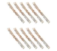 GLSTOY Rollos de Mezuzá Kosher 10 Piezas 7,5 X 1 Cm, Pergamino Hebreo Preenrollado para Bendición de Puertas Judías, Adorno Religioso para Decoración del Hogar y Tradiciones Mitzvá