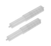 GLSTOY Soporte para Rollo de Papel Higiénico Rodillo de Plástico 2 Piezas Muelle Integrado Tamaño para Dispensadores en Hoteles y Baños Familiares