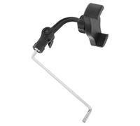 GLSTOY Soporte para Teléfono Saxofón Alto Clip en Forma de Lira Negro, Accesorio Portátil Ajustable para Lectura de Partituras y Acompañamiento Musical, Compatible Varios Modelos de