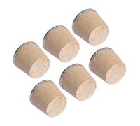 GLSTOY Tapones de Madera para Botellas de Agua Aisladas Pack de 6 Unidades Tamaño Grande Enchufe para Hervidor de Agua Tapón para Jarra Térmica Sellado Hermético y Reutilizable