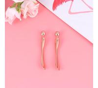 GLSTOY Varillas de Masaje Ocular de Aleación 2 Pcs en Rosa Dorado, Herramienta para Masaje y Aplicación de Crema para Ojos, Barra Facial Compacta para Cuidado y Reafirmación Piel