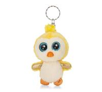 GLUBSCHIS 63023 - Llavero pájaro Sunita de 9 cm, Amarillo, Fiel acompañante de Peluche para Mochila o Bolso, Llavero para Grandes y pequeños