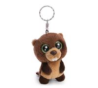 GLUBSCHIS 63041 - Llavero Castor Bobston de 9 cm, marrón, Fiel compañero de Peluche para Bolso, Llavero para pequeños y Mayores