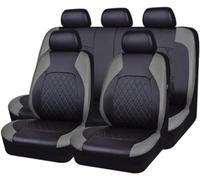 GLUC 9 Piezas Cuero Funda Asiento Coche para Citroen Xsara Picasso 1999-2011, Impermeables Juegos De Cubreasientos Interior Accesorios,C/Grey