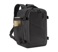 Gluckstar Mochila viaje cabina 45x36x20 EasyJet Ryanair impermeable para Portátil 17.3" antirrobo para hombre y mujer mochila cabina avión 32L para trabajo escapadas y ocio, Gris oscuro