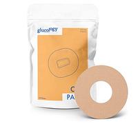 Glucology - Freestyle Libre Parches Color Beige | Paquete de 25 | Parches Impermeables y Flexibles | Parches Libre CGM
