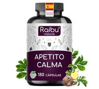 Glucomanano 4100 mg por dosis, de Raíz de Konjac, 180 cápsulas con probioticos, cromo y vitamina B3 - Efecto saciante para Mujer y Hombre - Fibra Vegetal, Raibu