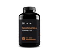 Glucomanano 4200 mg - Fibra de Raíz de Konjac - 180 Cápsulas Veganas | con Vitamina B3 y Cromo para metabolismo de los nutrientes - Origen Natural, Sin Aditivos - 6 al Día, 1 Mes - Zenement