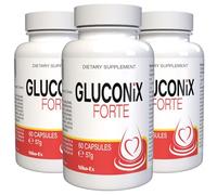 Gluconix Forte - 180 cápsulas (3 x 60 cápsulas, 3 unidades)