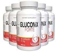 Gluconix Forte - 300 cápsulas (5 x 60 cápsulas, 5 unidades)