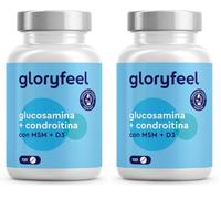 Glucosamina Condroitina - 800mg de MSM, 2000 UI Vitamina D3 y Ácido Hialurónico + Calcio - Para Articulaciones, Cartílago y Huesos - 120 Tabletas de Alta Dosificación (Paquete de 2)