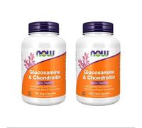 Glucosamina, Condroitina e Trace Mineral Pack 2 x 120 Cápsulas Now Foods