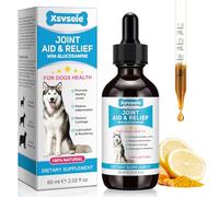 Glucosamina Condroitina Perros, Dog Joint Aid & Relief, Hip & Joint Care for Dogs Liquid, Fórmula Anti-inflamatoria para Perros, Natural, rápida para el Dolor Conjunto e inflamación