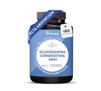 Glucosamina, Condroitina y MSM - Complejo Articular con Vitamina C y Zinc - Fórmula Avanzada para Huesos y Cartílagos - 180 Comprimidos, 90 Días - Vitavea