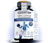 Glucosamina + MSM + Cúrcuma y Boswellia Potente Antiinflamatorio Natural que Reduce el Dolor Muscular y Articulaciones. Protector y Regenerador de Articulaciones Actic Complex 120 Cap