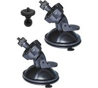 Glucrean Soporte Cámara Coche, Ventosa para Chortau Orskey Apexcam Abask Camaras Coche, Montaje De Succión con Ventosa Fácil De Usar, Fuerte Succión, Movimiento Repetible, 2 Pcs