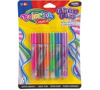 Glue con brillante espiral 6 colores - Colorino