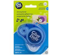 Glue Dots Bulk Buy Glue 3/8 "Permanente Dot 'n Go Desechables dispensador Transparente 200 Puntos (3 Unidades)