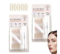 Glue-Free Invisible Double Eyelid Sticker,Eye Lid Tape For Hooded,Waterproof Invisible Double Eyelid Tape Fiber Lace Eyelid Lifter Strips for Natural Makeup (Natural(M)-2PCS, Same style)