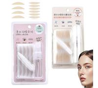 Glue-Free Invisible Double Eyelid Sticker,Eye Lid Tape For Hooded,Waterproof Invisible Double Eyelid Tape Fiber Lace Eyelid Lifter Strips for Natural Makeup (Natural(M)+Thick(L), Same style)