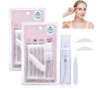 Glue-Free Invisible Double Eyelid Sticker,Invisible Eyelid Tape for Hooded Eyes,Waterproof Double Eyelid Strips,120 Pieces Natural Lace Eyelid Lifter Strips (L)
